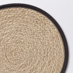 The Braided Jute Border Coaster