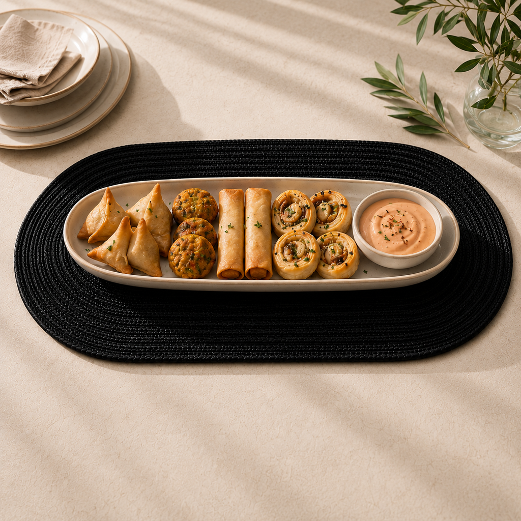 The Oval Cotton Cord Table Mat