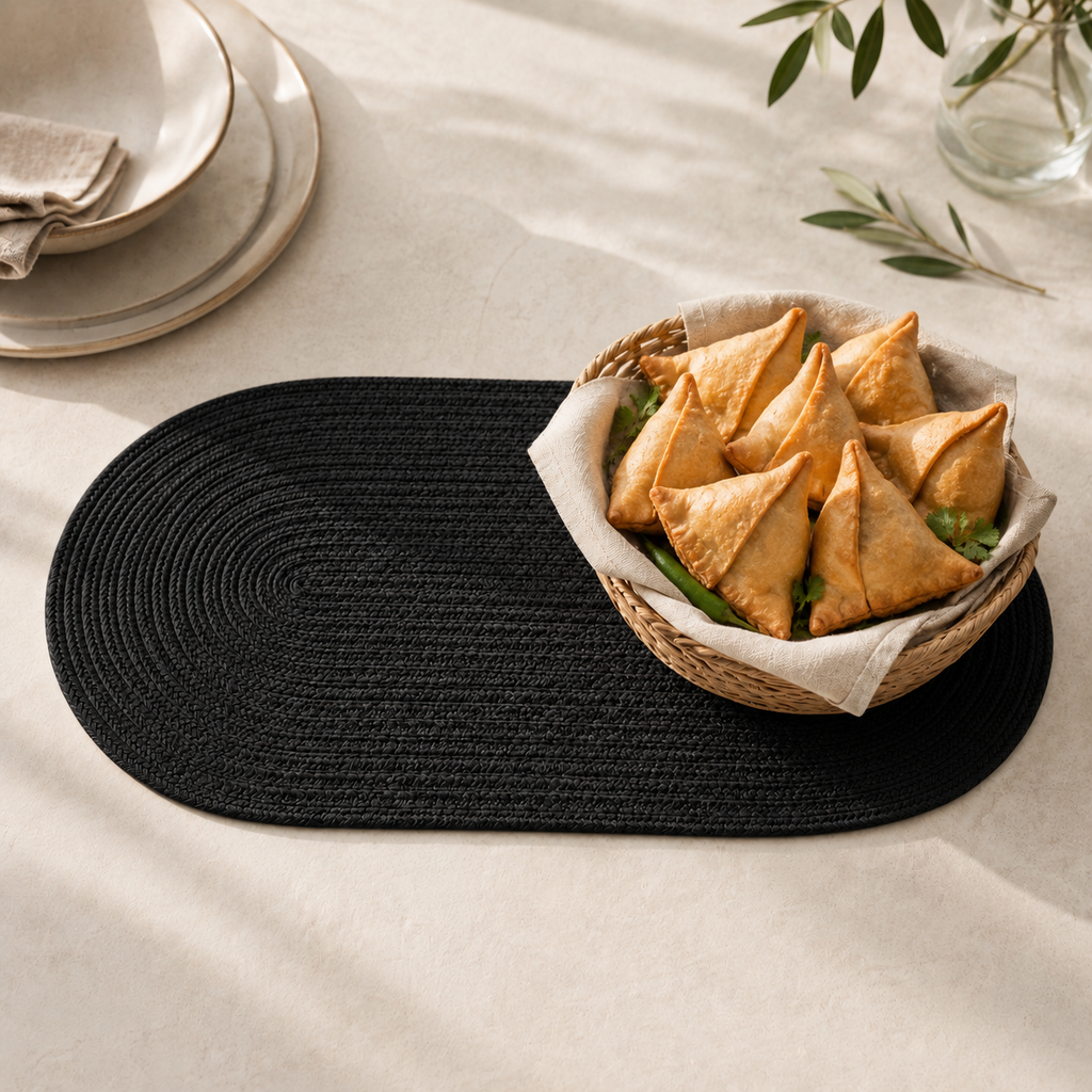 The Oval Cotton Cord Table Mat