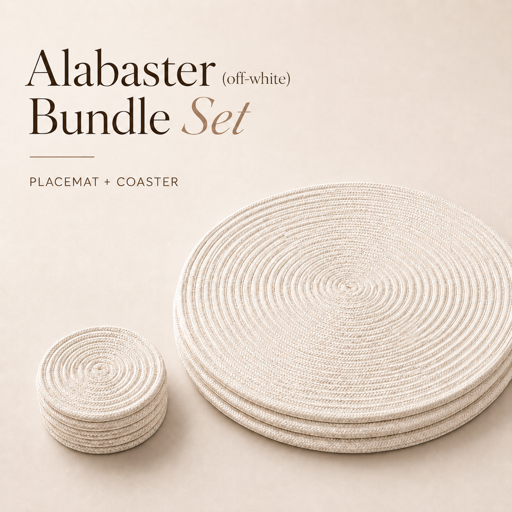 The Complete Cotton Cord Table Setting