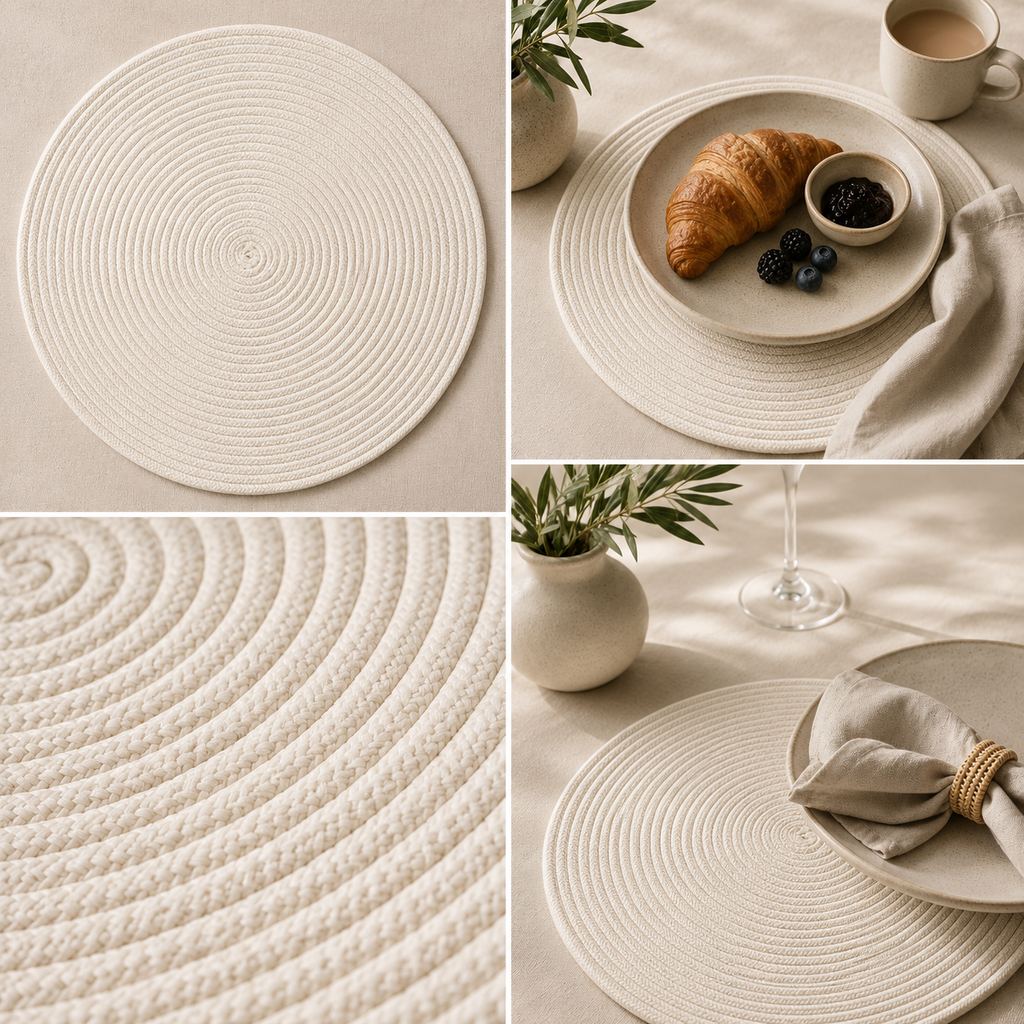 The Round Cotton Cord Table Mat
