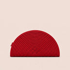 Cassandra half-moon handwoven clutch bag by Leila product detail